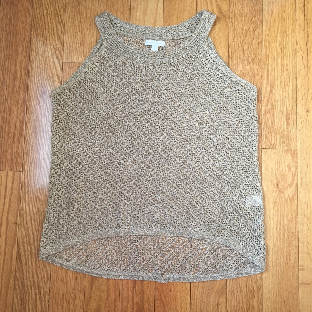New York & Company Knit Fancy Top with Longer back